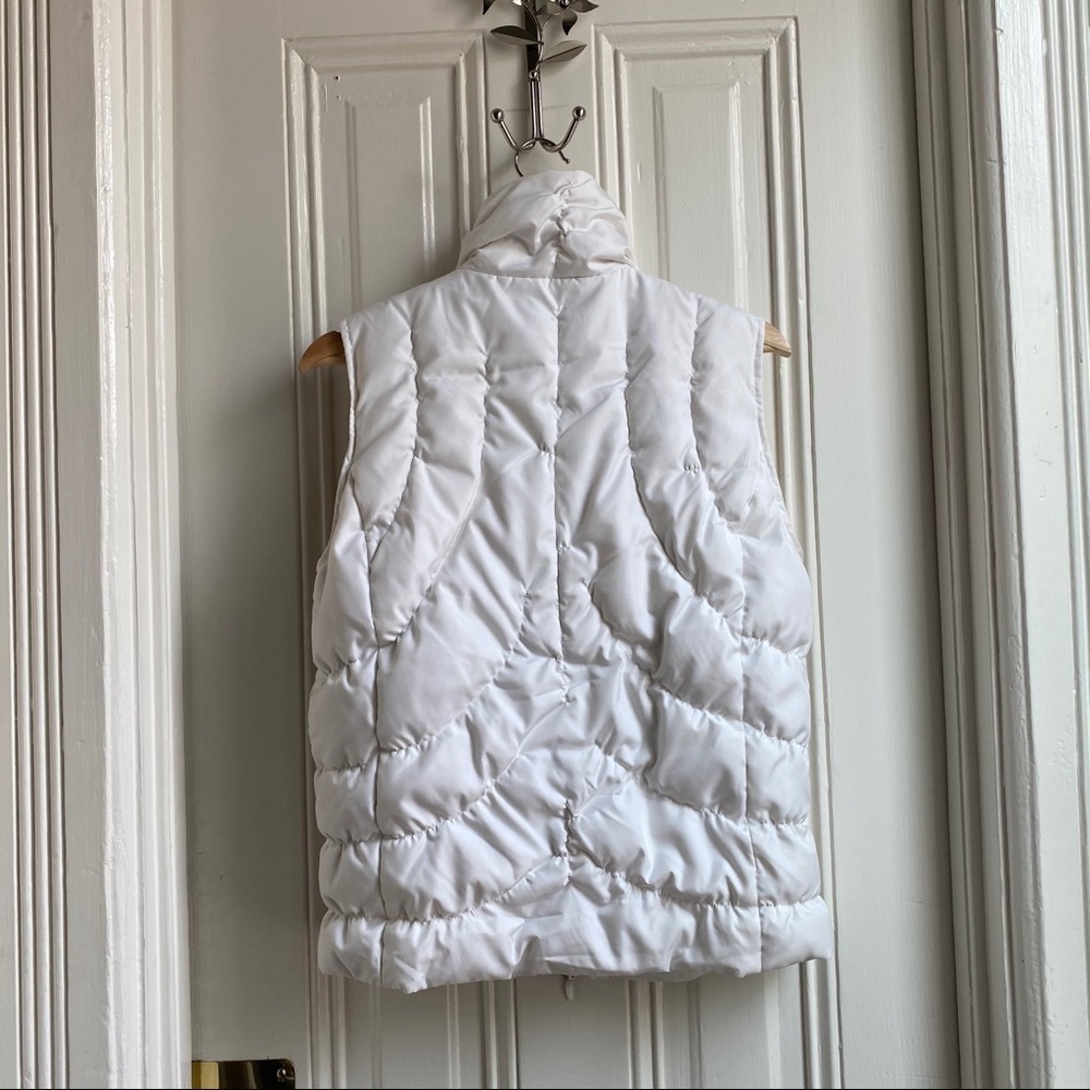 Nine West Winter White Puffer Down Vest - Picture 7 of 7